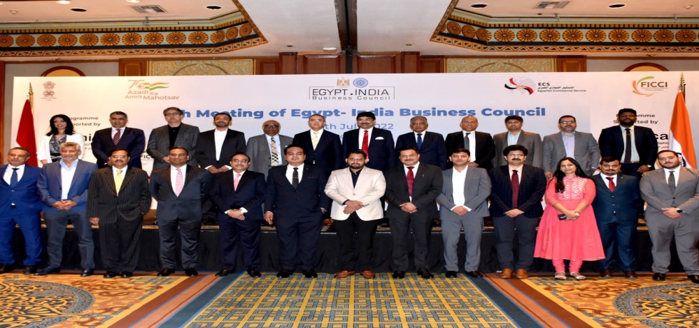 5th round of Egypt-India Business Council meeting was held in Cairo (26 July 2022)